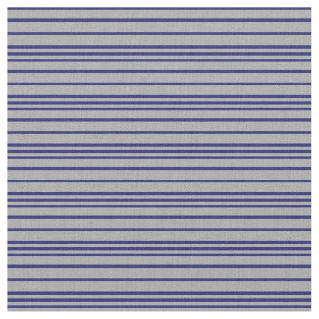 Tela Patrón gris oscuro y azul oscuro (De cerca)