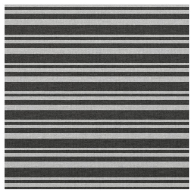 Tela Patrón gris oscuro y color negro (De cerca)