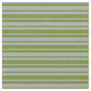 Tela Patrón gris oscuro y lino verde