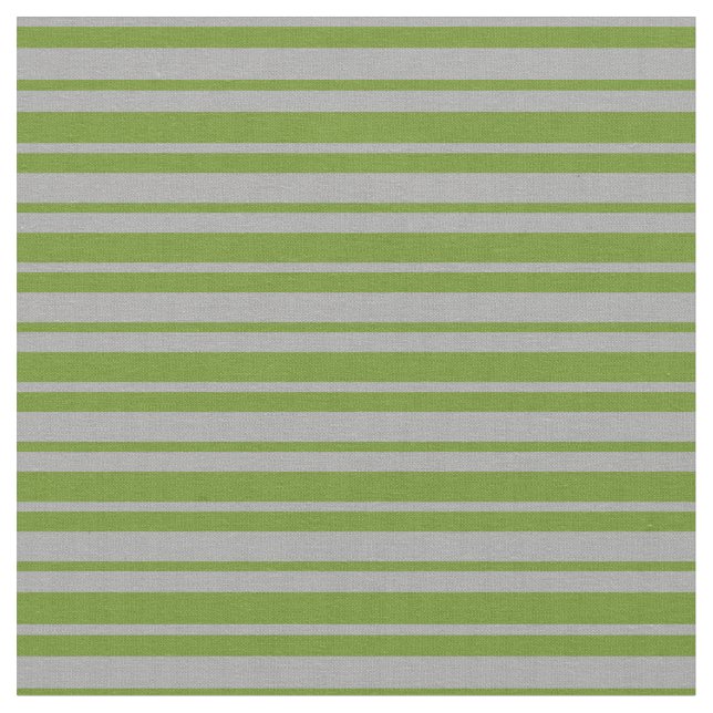 Tela Patrón gris oscuro y lino verde (De cerca)