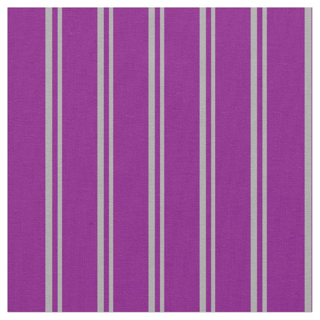Tela Patrón gris oscuro y morado/rayado (De cerca)