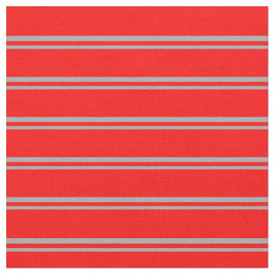Tela Patrón gris oscuro y rojo