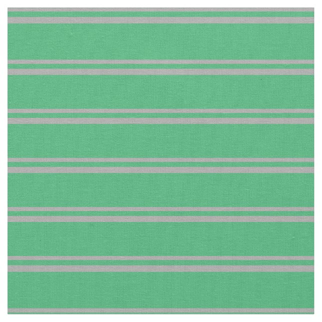 Tela Patrón gris oscuro y verde marino (De cerca)