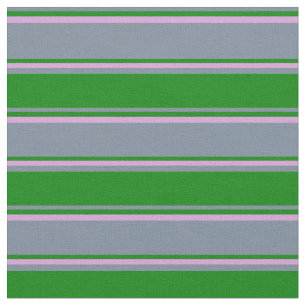 Tela Patrón gris pizarra ligera, verde y color ciruela