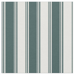 Tela Patrón gris pizarra oscuro y color crema de menta