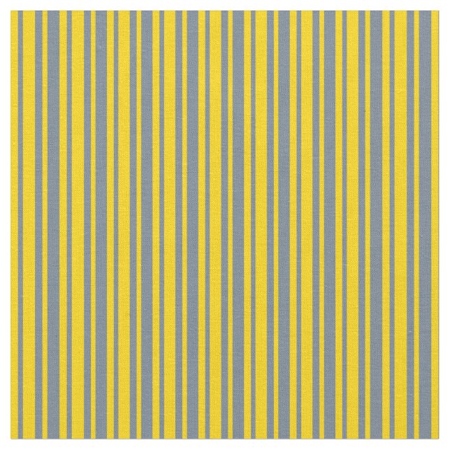 Tela Patrón gris pizarra y amarillo (De cerca)