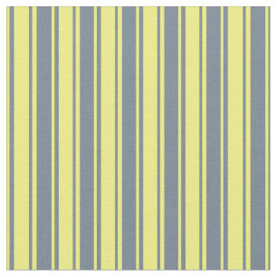 Tela Patrón gris pizarra y amarillo