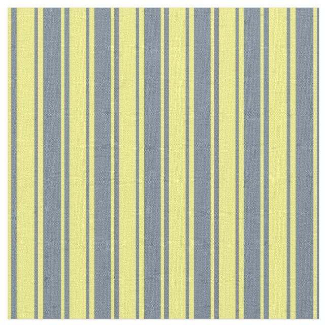 Tela Patrón gris pizarra y amarillo (De cerca)