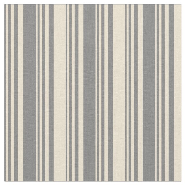 Tela Patrón gris y beige (De cerca)