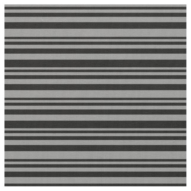 Tela Patrón gris y negro (De cerca)