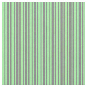 Tela Patrón gris y verde de líneas/rayas