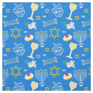Tela Patrón Hanukkah