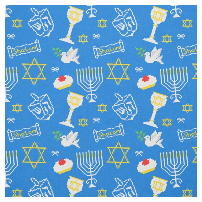 Tela Patrón Hanukkah (Retal)
