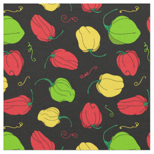 Tela Patrón jamaiquino Scotch Bonnet Chili