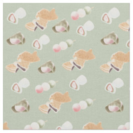 Tela Patrón japonés de Wagashi