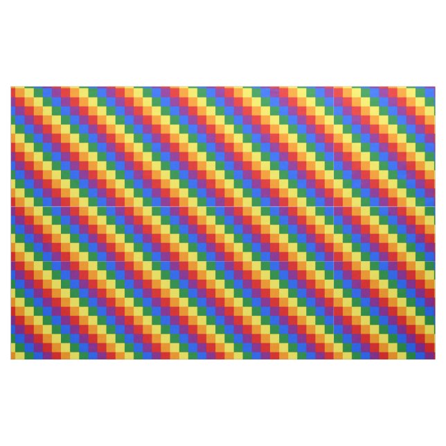 Tela Patrón LGBT controlado ("Cuarto gordo" (fat quarter))