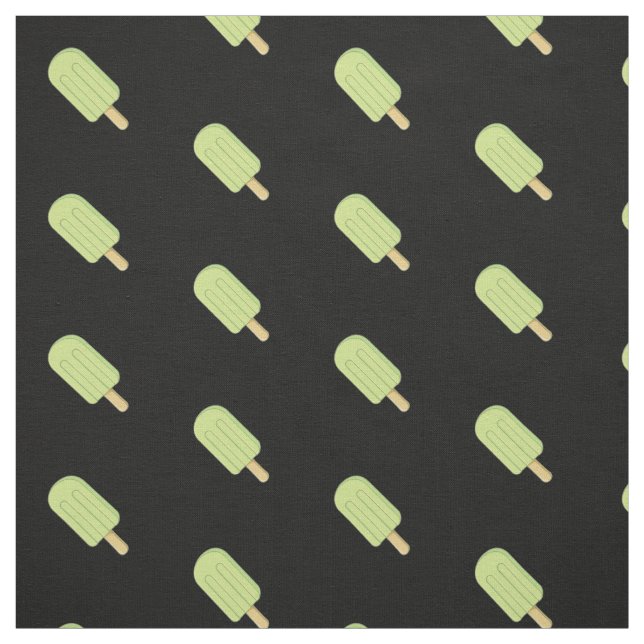 Tela Patrón Lime Ice Cream Stick (Retal)