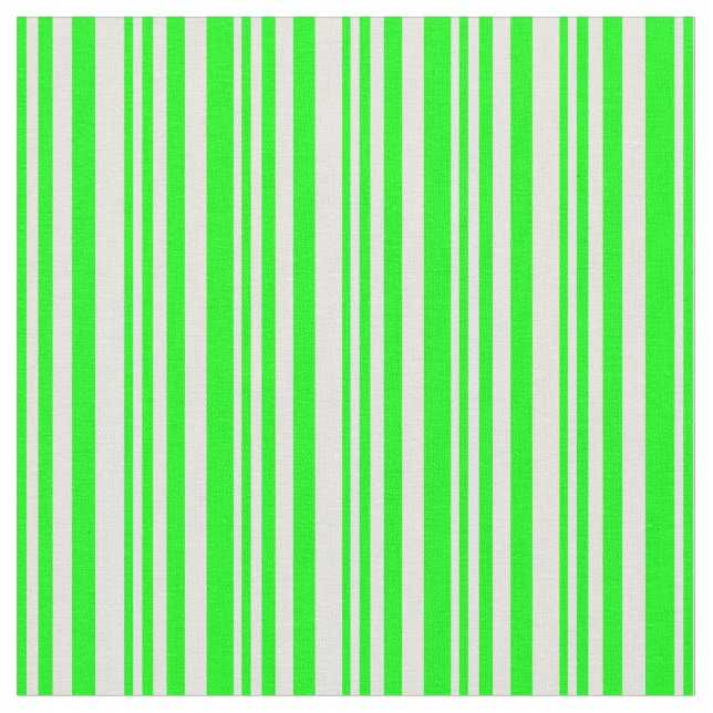 Tela Patrón Lime y Beige (De cerca)