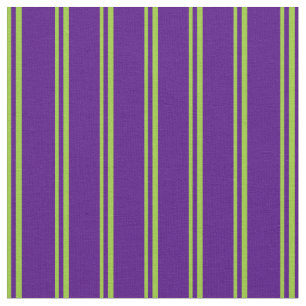 Tela Patrón lineal de color verde e índigo