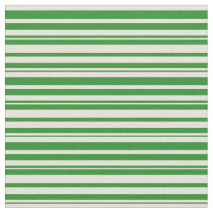 Tela Patrón lineal verde y beige del bosque