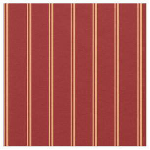 Tela Patrón lino de color marrón y rojo oscuro