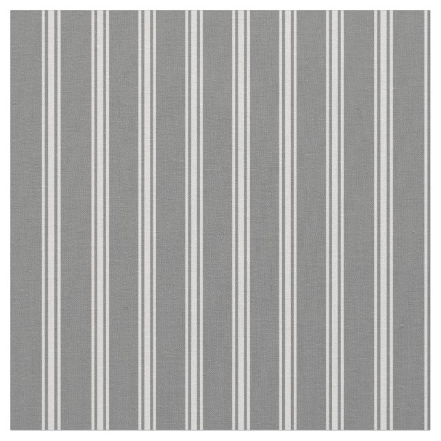 Tela Patrón lino gris oscuro y gris claro (De cerca)