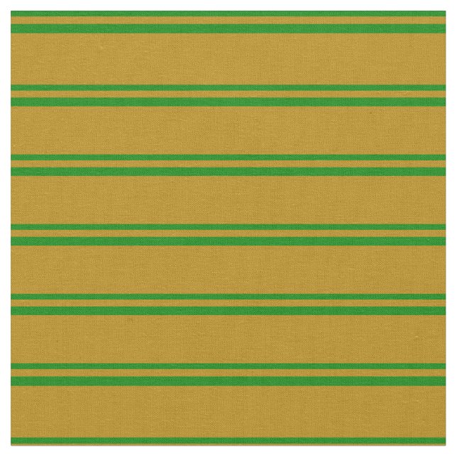 Tela Patrón Llenado de varilla de oro verde y oscuro (De cerca)