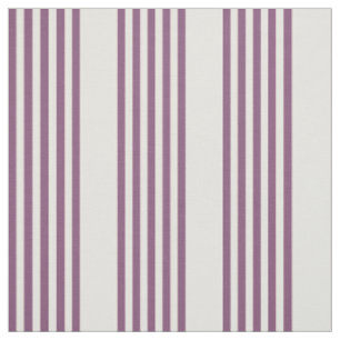 Tela Patrón malva morado y beige de cinco rayas