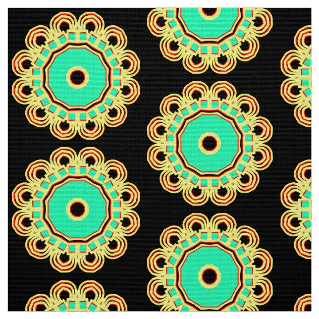 Tela Patrón Mandala 110714(011) (Retal)