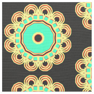Tela Patrón Mandala 110714(011)