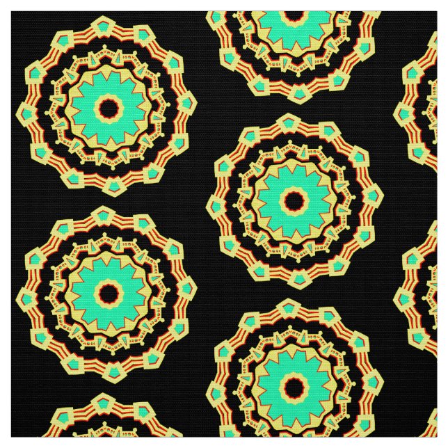 Tela Patrón Mandala 110714(012) (Retal)