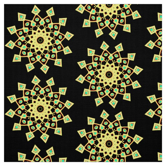 Tela Patrón Mandala 110714(013) (Retal)