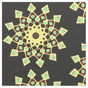 Tela Patrón Mandala 110714(013)