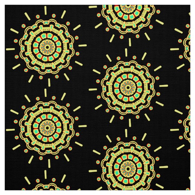 Tela Patrón Mandala 110714(015) (Retal)