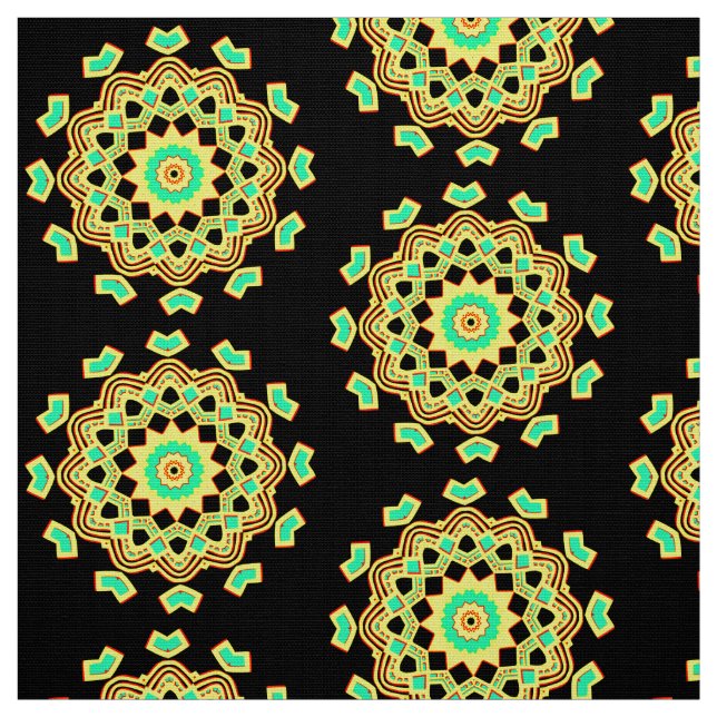 Tela Patrón Mandala 110714(02) (Retal)