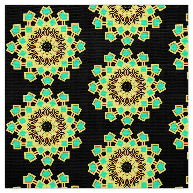Tela Patrón Mandala 110714(05) (Retal)