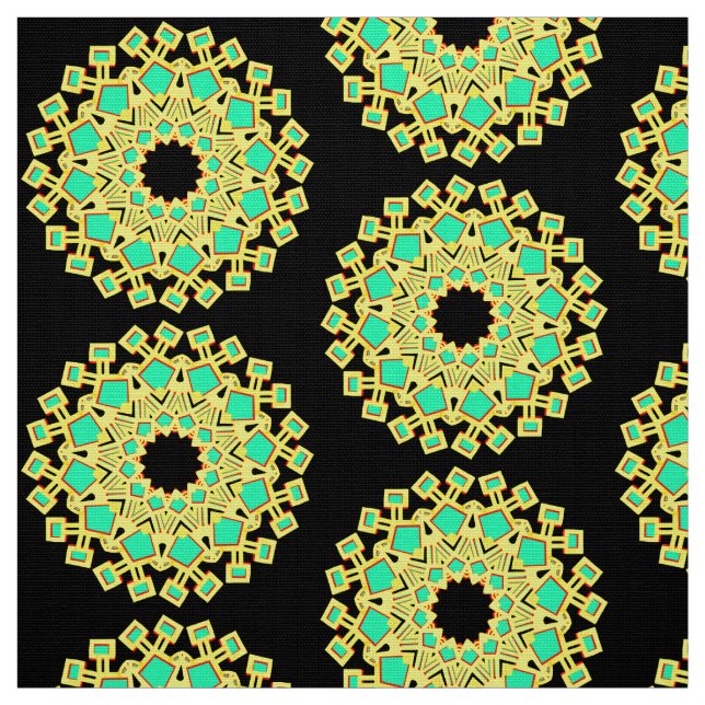 Tela Patrón Mandala 110714(06) (Retal)