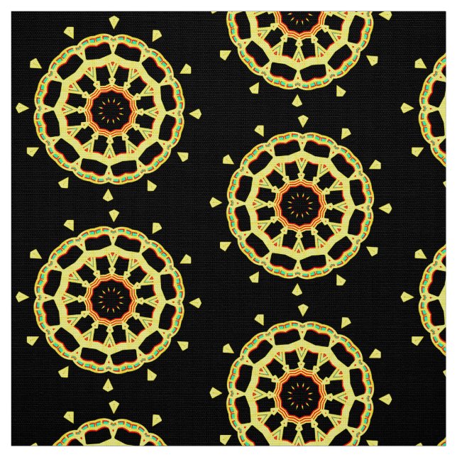 Tela Patrón Mandala 110714(07) (Retal)