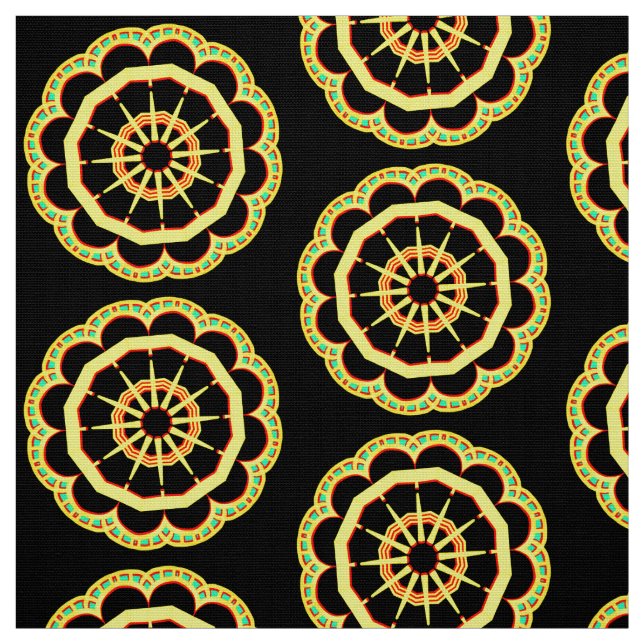 Tela Patrón Mandala 110714(08) (Retal)