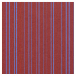 Tela Patrón Maroon & Royal Blue Lines