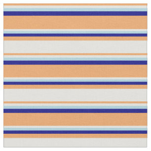 Tela Patrón marrón, cian claro, azul claro y azul