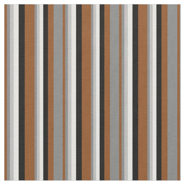 Tela Patrón marrón, gris, gris, blanco y negro (De cerca)