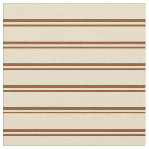 Tela Patrón marrón y tan de franjas