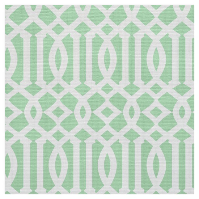 Tela Patrón marroquí verde de fábrica | Material (Retal)