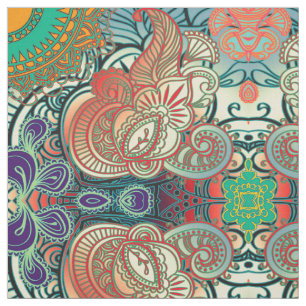 Tela Patrón Mosaic Paisley I + tus ideas