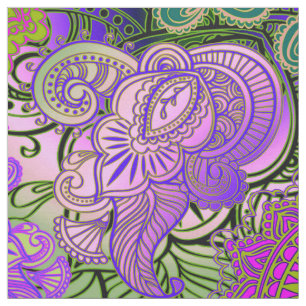 Tela Patrón Mosaico Paisley II + tus ideas