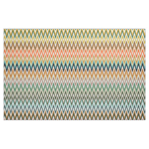 Tela Patrón Multicolorizado de Zigzag