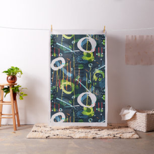 Tela Patrón n.º 2 de formas geométricas abstractas colo