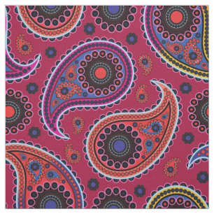 Tela Patrón Paisley, paisley persa, paisley oriental