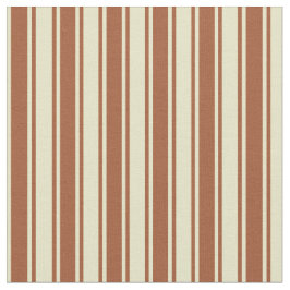 Tela Patrón Pale Goldenrod y Sienna Lines/Stripes